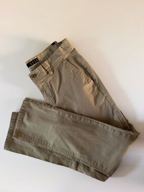 KREW Slim Tan Chino Pants for Men